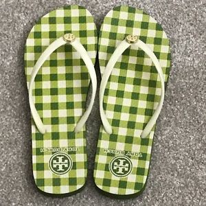 Tory Burch Printed Flip Flops